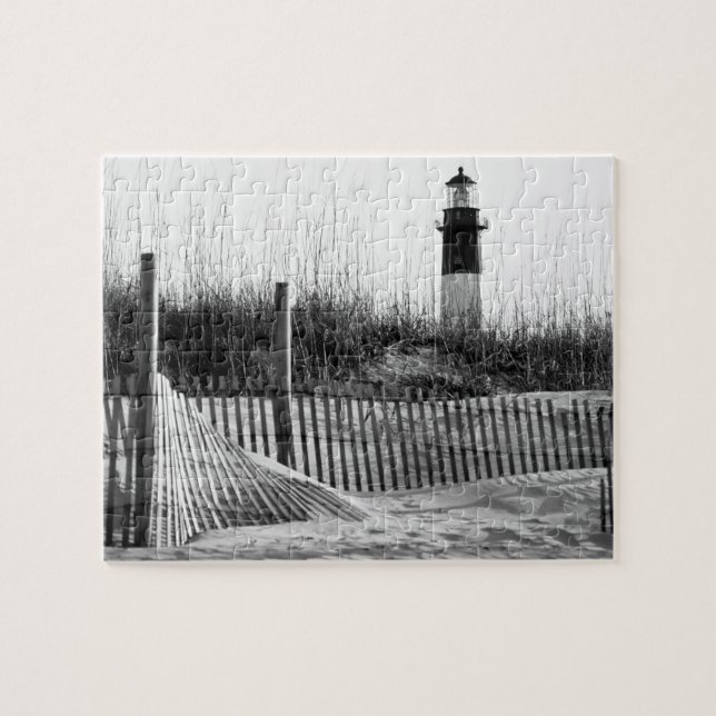 Puzzle Vallas de playa y faro (Horizontal)