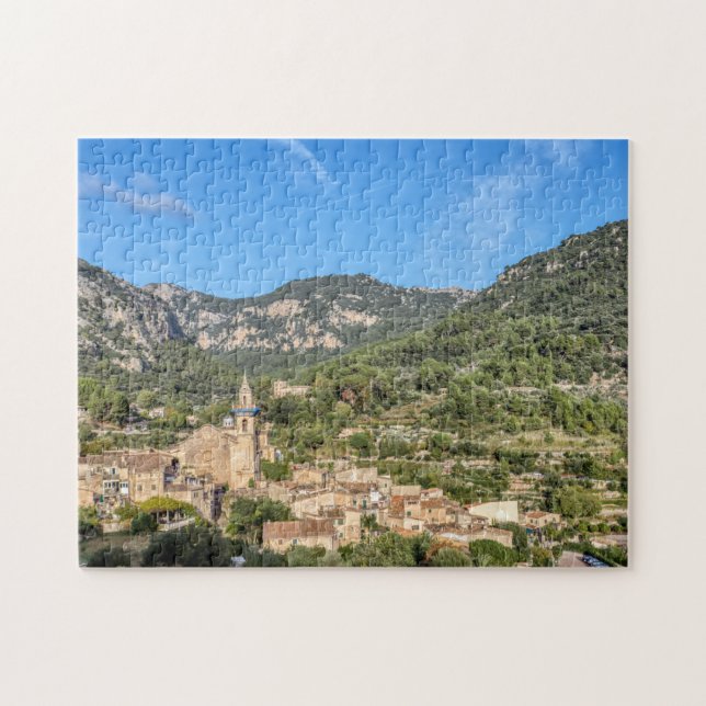Puzzle Valldemossa pueblo antiguo - Mallorca, España (Horizontal)
