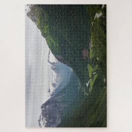 Puzzle Valle de Hjelle, naturaleza en Noruega