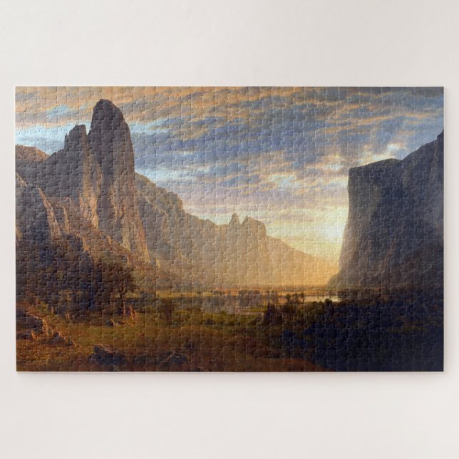 Puzzle Valle del Yosemite, Albert Bierstadt (Horizontal)