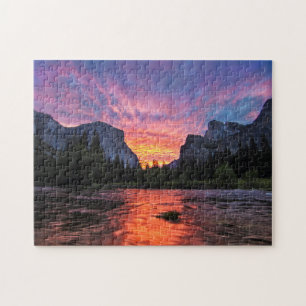 Puzzle Valle vibrante del cielo el   Yosemite