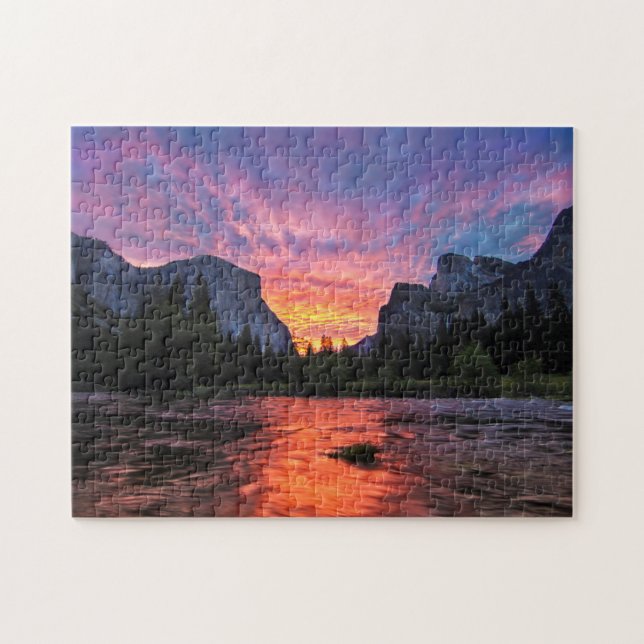 Puzzle Valle vibrante del cielo el | Yosemite (Horizontal)