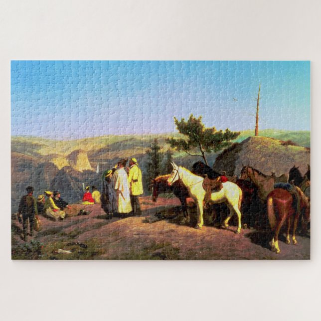 Puzzle Valle Yosemite desde Glacier Point 1874 (Horizontal)