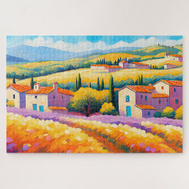 Puzzle "Vallée Florale" Amplio paisaje Provenza