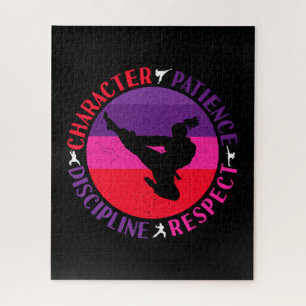 Puzzle Valores básicos de las artes marciales - Karate