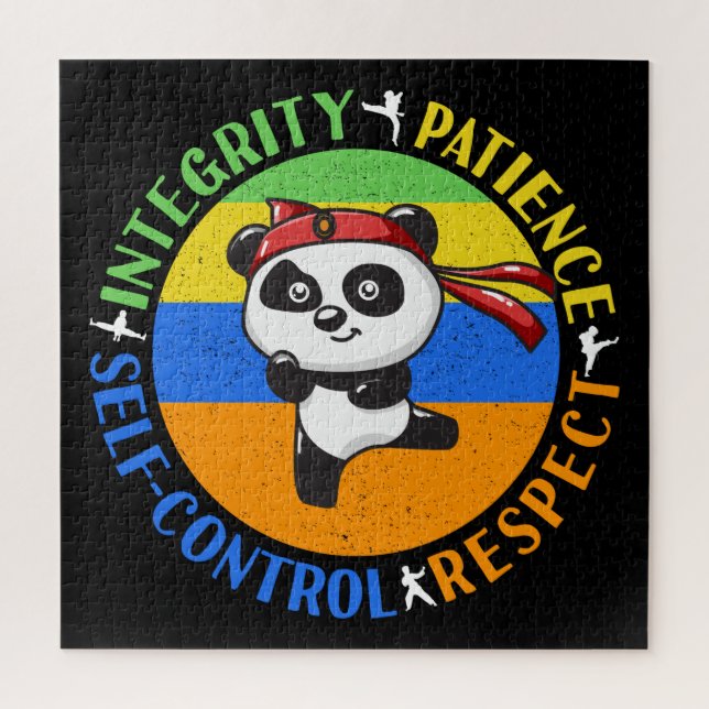 Puzzle Valores de artes marciales - Boys Karate Mindset (Vertical)