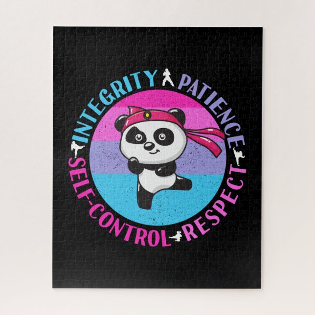 Puzzle Valores de artes marciales - Mentalidad Girly Kara (Vertical)