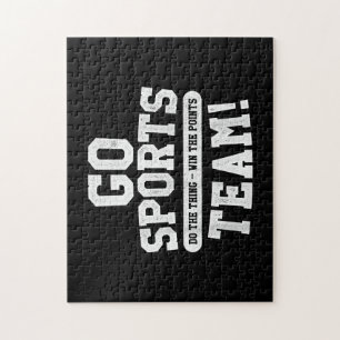 Puzzle ¡Vamos Equipo Deportivo! Deportes divertidos