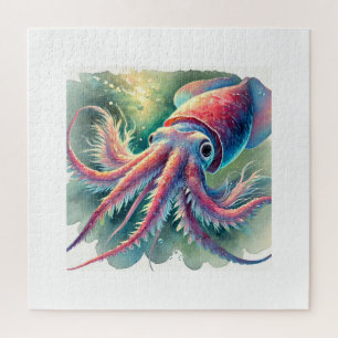 Puzzle vampire squid 171024AREF124 - Watercolor