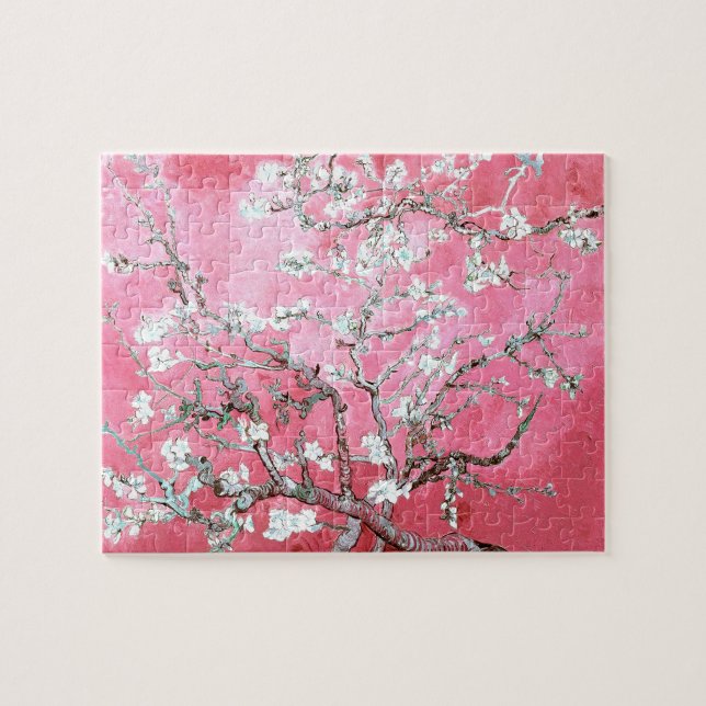 Puzzle Van Gogh Almond Blossoms Azul rosa (Horizontal)