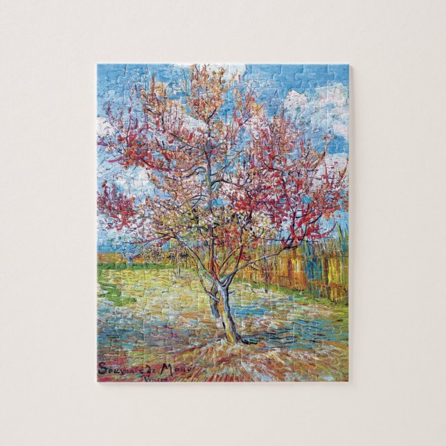Puzzle Van Gogh - Árboles de rosa (Vertical)