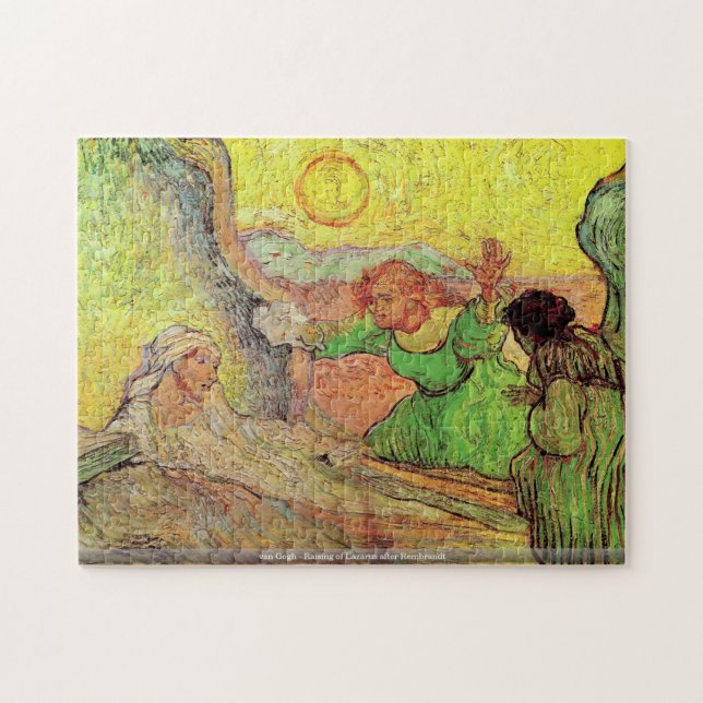 Puzzle van Gogh-Aumentar de Lazarus después del (Horizontal)