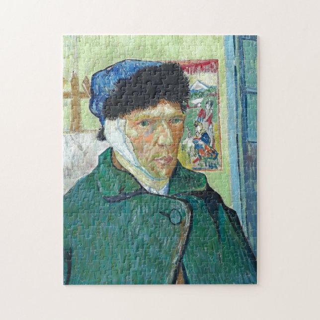 Puzzle Van Gogh Autoretrato Pintura de Arte de Orejas con (Vertical)