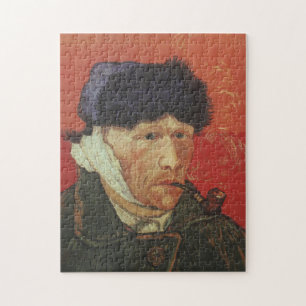 Puzzle VAN GOGH - autorretrato con oreja y pipa unidas