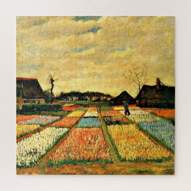Puzzle Van Gogh - Camas de flores en Holanda (Vertical)