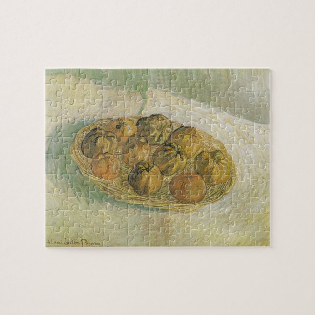 Puzzle Van Gogh Cesta de Manzanas - Clásico Bodegón (Horizontal)