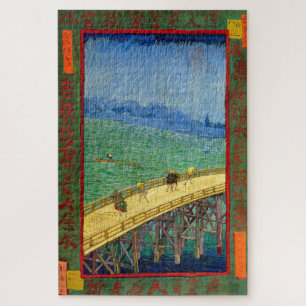 Puzzle Van Gogh El puente en la lluvia según Hiroshige