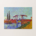 Puzzle Van Gogh - El Puente Langlois En Arles<br><div class="desc">Vincent Van Gogh es el puente Langlois en Arles. El aceite sobre lienzo de 1888 representa un puente levadizo de madera sobre un canal que Van Gogh pintó mientras vivía en Arles, en el sur de Francia. El Puente Langlois recordó a Van Gogh la imprenta Sudden Shower en el Gran...</div>