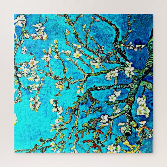 Puzzle Van Gogh - Flores de almendra (Vertical)