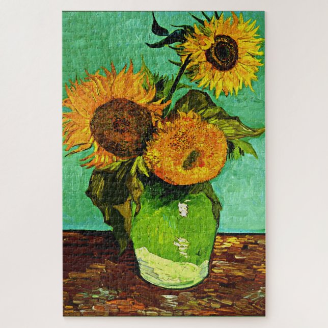 Puzzle Van Gogh - girasoles (3) (Vertical)