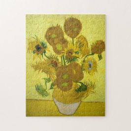 Puzzle Van Gogh - girasoles, cuarta versión, repetición