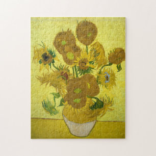 Puzzle Van Gogh - girasoles, cuarta versión, repetición