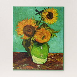Puzzle Van Gogh - girasoles (tres)