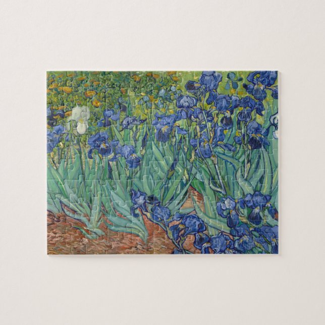 Puzzle Van Gogh IrIses Famosa Pintura De Aceite (Horizontal)