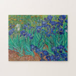 Puzzle Van Gogh Irises Pintura Floral<br><div class="desc">Vincent Van Gogh (30 de marzo de 1853 a 29 de julio de 1890) fue un influyente pintor holandés posimpresionista. Esta obra de arte se llama Irises.</div>