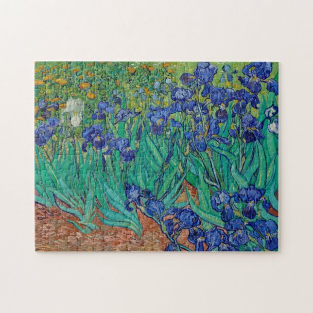 Puzzle Van Gogh Irises Pintura Floral (Horizontal)