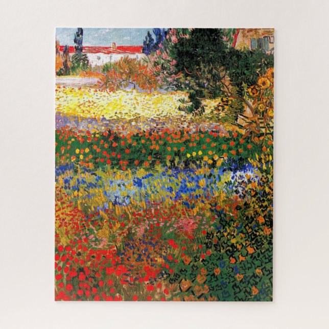 Puzzle Van Gogh - Jardín de flores (Vertical)