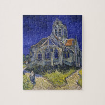 Van Gogh La Iglesia en Auvers Cielo Azul Arte
