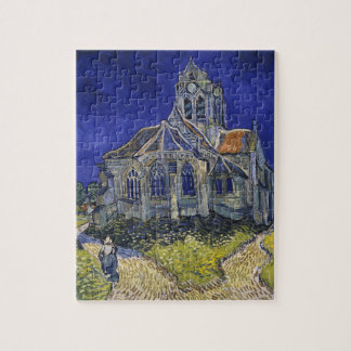 Puzzle Van Gogh La Iglesia en Auvers Cielo Azul Arte