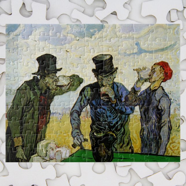 Puzzle Van Gogh; Los Bebedores, el impresionismo de los p (Subido por el creador)