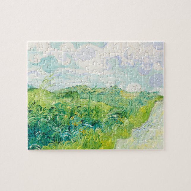 Puzzle Van Gogh. Los Campos Verdes De Trigo Auvers. Impre (Horizontal)