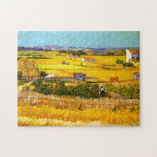 Puzzle Van Gogh: Paisaje cerca de Arles (Horizontal)