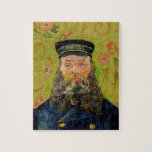 Puzzle Van Gogh Postman. Arte de impresionismo vertical<br><div class="desc">El rompecabezas de Van Gogh "The Postman (Joseph Roulin)".</div>