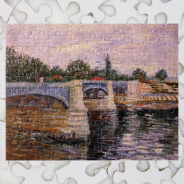 Puzzle Van Gogh Río Sena con Pont del Grande Jette