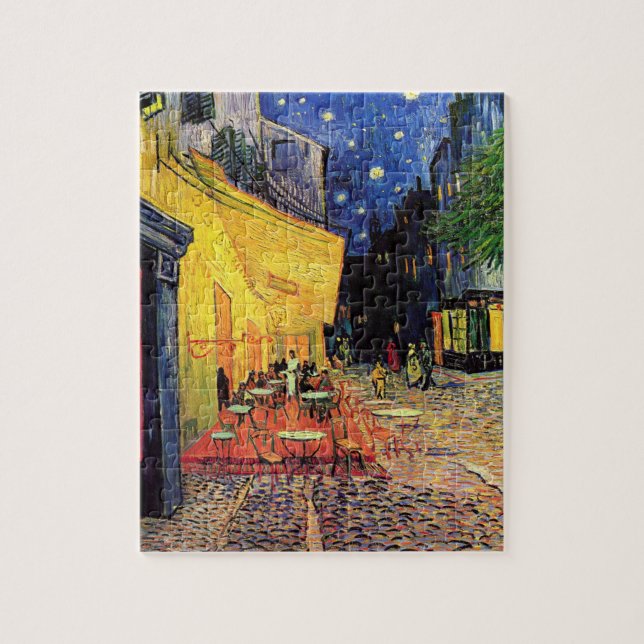 Puzzle Van Gogh - terraza del café en la noche (1888) (Vertical)