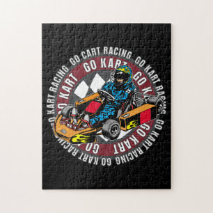 Puzzle Van las Carreras de Kart