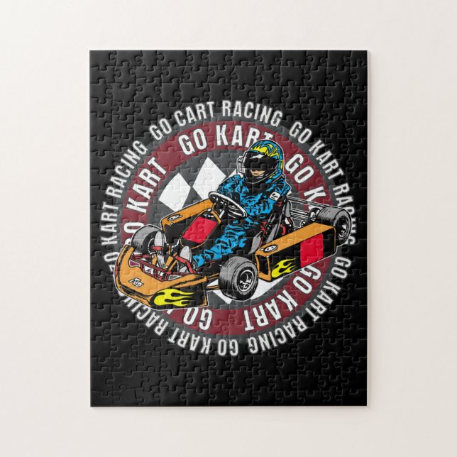 Puzzle Van las Carreras de Kart (Vertical)
