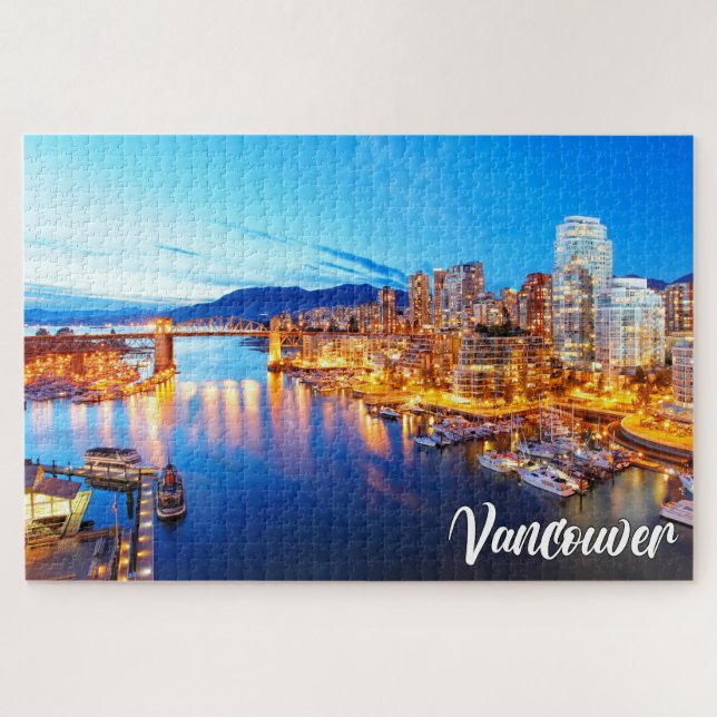 Puzzle Vancouver, Columbia Británica, Canadá (Horizontal)