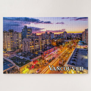 Puzzle Vancouver Skyline, Columbia Británica, Canadá