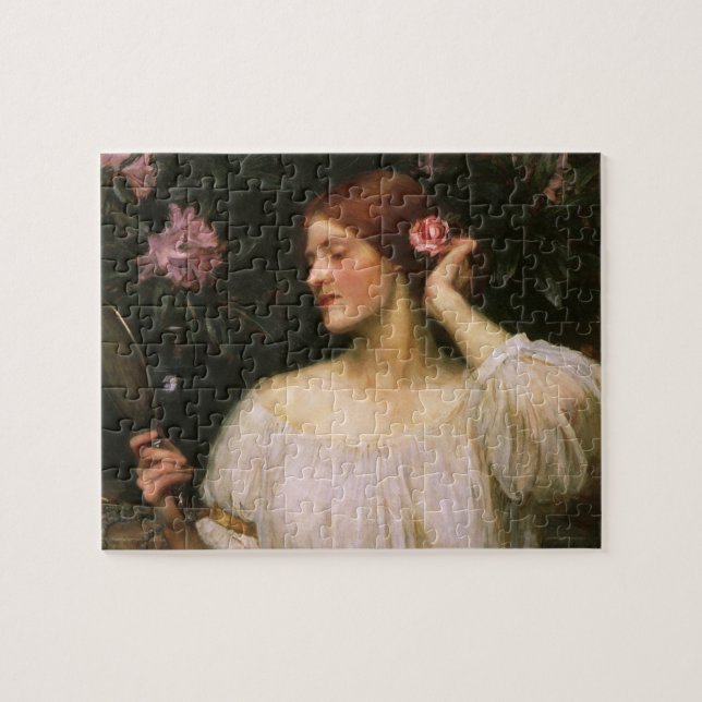 Puzzle Vanidad por John William Waterhouse (Horizontal)