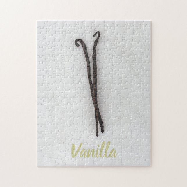 Puzzle Vanilla bean with sugar (Vertical)