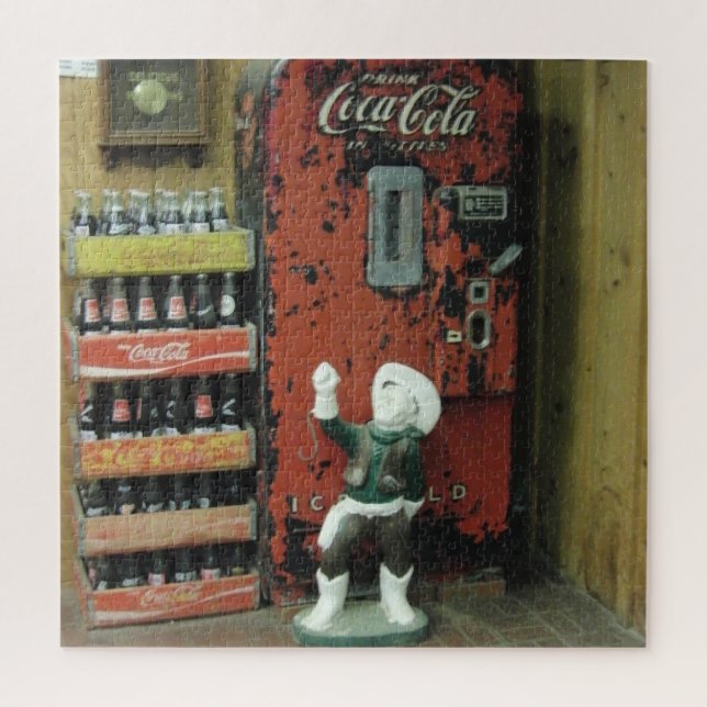 Puzzle Vaquero de tienda de antigüedades (Vertical)