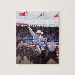 Puzzle Vaquero en un rodeo