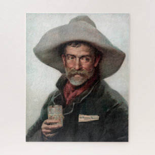 Puzzle Vaquero franco-hispano en el viejo Saloon occident