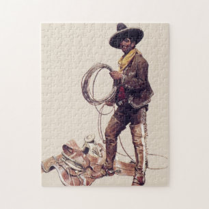 Puzzle “Vaquero Mexicano” de W Herbert Dunton