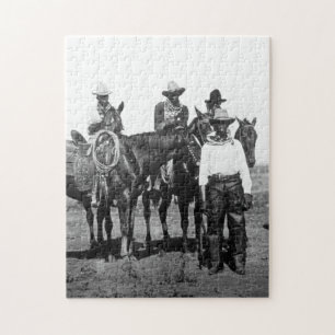 Puzzle Vaqueros Negros En Bonham Texas 1890